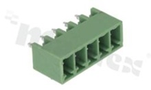 Listwa zaciskowa rozłączalna; w rastrze 3.81mm; 5-torowa; męska; pionowa; zabudowana; UL 300V/10A; TUV:300V/10.5A