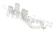 Ring terminal; M4; for wire 0.3-0.5mm2; tinned brass; unisolated