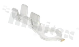 Ring terminal; M4; for wire 0.3-0.5mm2; tinned brass; unisolated