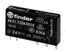 Przekaźnik elektromagnetyczny; miniaturowy; prąd znamionowy 6A; napięcie cewki 5VDC; pojedyńczy styk przełączny (1C); moc cewki 200mW; 6A/24VDC; 6A/250VAC