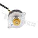 Motor; Hybrid Stepper(open loop); bipolar; step angle 0.9 deg.; holding torque 0.095Nm; 0.43A; 9ohm; 5mH; 4 leads; fi36.5x21.5mm
