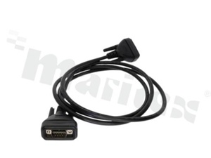 D-Sub Cable; 9-pin; male; shielded; double-sided; terminated with 1.5m cable; LSZH wire