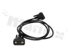 Kabel D-Sub; 9-stykowy; męski; ekranowany; dwustronny; zakończony kablem 1,5mb; przewód LSZH