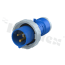 216P6W; Wtyk na przewód; zasilający AC 3-fazowe;męskie; 16A; 250VAC; IP67; seria Tough&Safe