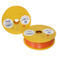 Przewód pojedynczy LGY/H05V-K; z wielodrutową miedzianą żyłą; pomarańczowy; przekrój 0.50mm2; AWG 20; 500V; -40+105 st.C; 100m.