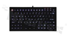 Klawiatura silikonowa IP68; 89 klawiszy; mysz; podświetlenie LED;  klawisz "on/off"; powłoka antybakteryjna; wymiary 278 x 148 x 12 mm; interfejs USB