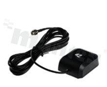 Antenna; active; rectangular; GNSS; 1164-1606MHz; 17dB; VSWR<1.46; RHCP; directional; RG174; 3m; SMA; magnetic/adhesive/bracket; 55.2x48x20.5mm; IP67