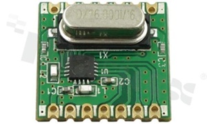 Module; ISM; receiver; 868MHz; -109dBm; SPI; FSK/GFSK/OOK; 1.8-3.6V; SMD