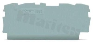 ścianka końcowa/wewnętrzna; grubość 0,7 mm; szara