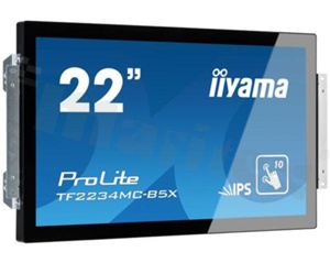 Open-frame monitor 21.5 "; 16: 9; IP65 front; touch type: CTP; 16.7M colors; 1920x1080; brightness 225 nits; contrast 1000: 1; viewing angle 178/178; VGA; HDMI; DP; 12V power supply DC; VESA