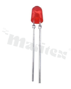 Dioda LED; selekcja: CT34QBB1; owal 5.1x3.7mm; czerwona 619-624 nm; 1310-2130 mCd/20 mA; dyfuzyjna; 110x40 stopni; ze stoperem; worek