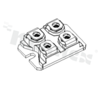 Bridge Rectifier; 1200V; 2x100A; double; -55+150 deg.C; SMD; SOT227