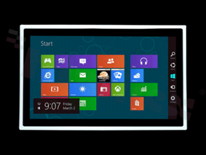 Komputer panelowy; J1900 Quad-Core; 18.5"; WXGA(1366 x768); RAM: do 8GB; 2xCOM; 4xUSB; 3xLAN; DVI-I; Audio; temp.pracy: -20+55C; 9-36VDC