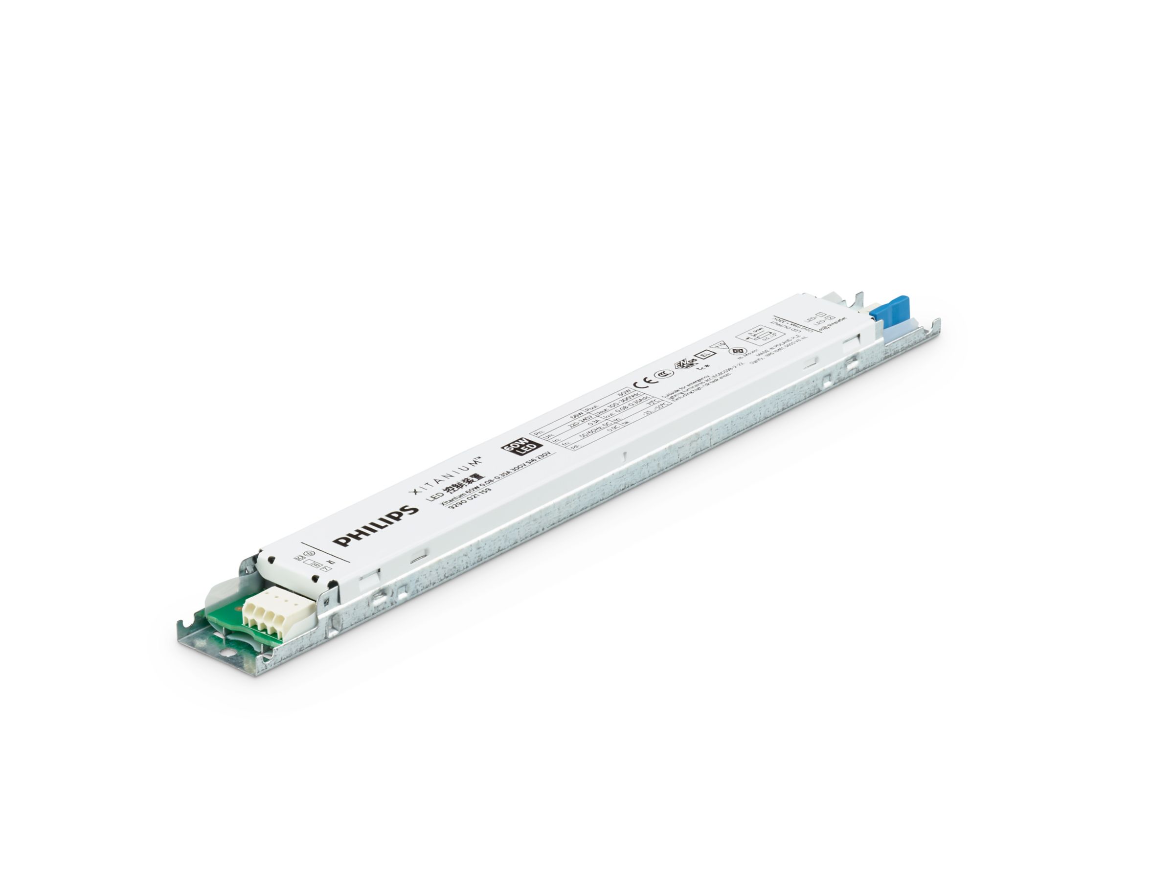 Zasilacz impulsowy; LED; 60W; 100-300V; 0.08-0.35A; 220-240VAC; 186-250VDC; IP20
