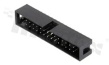 Złącze do PCB; w rastrze 2.54mm; 30-stykowe; montaż: THT; męskie; proste