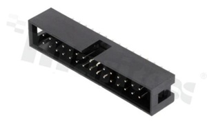 Złącze do PCB; w rastrze 2.54mm; 30-stykowe; montaż: THT; męskie; proste