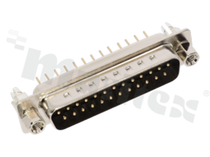 D-Sub Connector; male; 25 contacts; straight