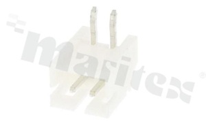 Złącze Kablowe do PCB; w rastrze 2.00mm; 2-stykowe; montaż THT; męskie; poziome; 100V/2A