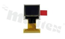 Wyświetlacz LGM OLED; LCD graficzny; 0.66"; 64x48 pikseli; kolor świecenia niebieski; obszar aktywny 13.42x10.06mm; 28 pinów