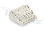 Detachable terminal block; in 2.50mm grid; 12-gauge; female; for 2.50mm2 (28-12 AWG) wire; insertion direction parallel to wire axis; with spring clip; UL 300/15A