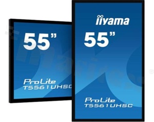 Monitor wielkoformatowy 55"; IP65 front; 16:9; 16;7 mln kolorów; 3840 x 2160; jasność 420 nitów; kontrast 1100:1; kąty widzenia 178/178; DVI; 2x HDMI; DP; MiniJack; OPS slot; USB; 2x Głośnik 10W; zasilanie 100-240V AC; VESA