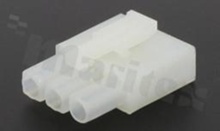 Crimp terminal housing; pitch 6.20mm; 3-contacts; female; applicable wire AWG#14-22; 300V/9A