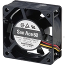 Wentylator; DC; 12VDC; 60x60x25mm; 0.644m3/min; 33.0dB.