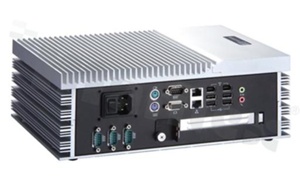 Bezwentylatorowy komputer wbudowany; IntelCore2 Duo 2.33 GHz; IP30; 6xUSB; 4xCOM; 2xGbE; 1xVGA; 2xAudio; 1xPCI; 2x PS/2; temp. pracy 0+45C; zasilanie 90-260V AC
