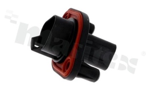 Male Cable Connector 2pol; black