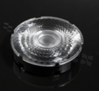 Soczewka do diod LED high power; kąt rozsyłu: ok. 36 stopni wide beam; ilość diod: 1; rozmiar: okrąg 50mm; wysokość: 10.97mm; rodzaj materiału: PMMA; sposób mocowania: gniazdo
