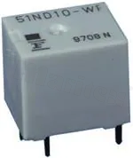 Electromagnetic relay; contact rating current 25A; coil voltage 10V DC; contact configuration SPDT; coil current 56mA; 25A/14V DC; mounting: PCB