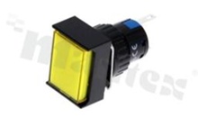 Lampka sygnalizacyjna; IP65; podświetlenie żółte LED 24V.