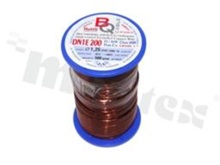 Insulated winding wire; with one layer of enamel insulation; diameter 1.25mm; SWG 18; -65+200 deg.C; 44m; 500g.