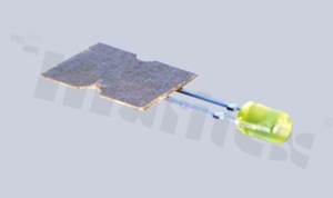 Dioda LED sygnalizacyjna; THT; 4mm oval; żółta; 593-597nm; 400-700mcd/20mA; 1.8-2.4V; dyfuzyjna; 80x120 stopni