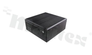 Fanless IntelCeleron N3160 2.08GHz Mini ITX Box PC; VGA; HDMI; 2x SATA; 1x SD slot; 2x LAN; 2x SMA; 6xCOM; 8x USB; 1x Full-Size mPCIe mSATA; 1x Full-Size mPCIe WiFI/4G/3G; SIM slot; zasilanie 12 VDC