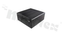 Bezwentylatorowy komputer wbudowany; IntelCeleron N3160 2.08GHz; VGA; HDMI; 2x SATA; 1x SD slot; 2x LAN; 2x SMA; 6xCOM; 8x USB; 1x Full-Size mPCIe mSATA; 1x Full-Size mPCIe WiFI/4G/3G; SIM slot; zasilanie 12 V DC