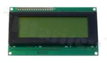 Display LCM; LCD character; 20x4 chars; STN Y/G; LED Y/G backlighting; view 6:00;