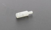 Tulejka dystansowa; plastikowa; sześciokątna; gwint M2 .5x0.45 wewnętrzny-zewnętrzny; wysokość dystansu 11.0mm