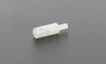 Tulejka dystansowa; plastikowa; sześciokątna; gwint M2 .5x0.45 wewnętrzny-zewnętrzny; wysokość dystansu 11.0mm