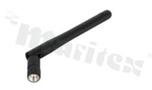 Antena; prętowa łamana; GSM; 900-1800MHz; 3.0dBi; VSWR<2.5; liniowa; dookólna; SMA; przykręcana; fi10x108.5mm; czarny