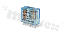 Electromagnetic relay; contact rating current 16A; coil voltage 24VDC; changeover contact (1C); coil power: 500mW; 16A/24VDC; 16A/250VAC