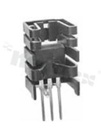 Radiator; TO-220; TO-262; 19.05x12.70x12.70mm; czarny; anodowane aluminium; RoHS.