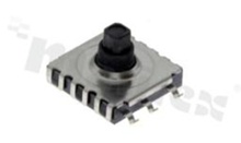 Przełącznik Tact Switch Joystick; czterokierunkowy; SMD; wymiary korpusu 10.4x10.5; h=7.0mm; pionowy; o sile nacisku 280gf.
