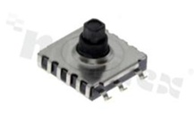 Przełącznik Tact Switch Joystick; czterokierunkowy; SMD; wymiary korpusu 10.4x10.5; h=7.0mm; pionowy; o sile nacisku 280gf.