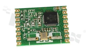 Moduł; ISM; transceiver; 868MHz; +13dBm; -120dBm; SPI; FSK/GFSK/MSK/GMSK/OOK; 2.4-3.6V; SMD