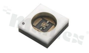 LED mid-power; SMD; 3535 PLCC2; UV-C; 265-280nm; 8.5-10.5mW/100mA; 5.0-8.0V; water clear; 120 degrees; 3.5x3.5x1.5mm