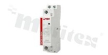 Installation contactor; rated thermal current 25A; coil control voltage 24VDC; double make contacts (1NO + 1NC); 25A/250VAC; Mounting: DIN rail