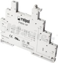 Socket for relay RM699BV; 5 PIN; mounting: DIN; 6A/250VAC