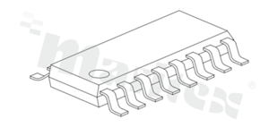 Układ scalony, driver LED; Rodzaj Obudowy: SSOP16-150-0.64; Ilość kanałów: 8; Prąd wyjściowy: 5-120mA; Napięcie zasilania: 3.3-5V