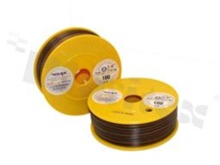 Przewód pojedynczy LGY/H05V-K; z wielodrutową miedzianą żyłą; brązowy/czarny; przekrój 0.75mm2; AWG 18; 500V; -40+105 st.C; 100m.